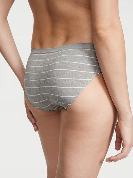 Трусики-бікіні з мікрофібри Victoria's Secret Seamless Bikini Panty сірі xhp-clo-1lp фото