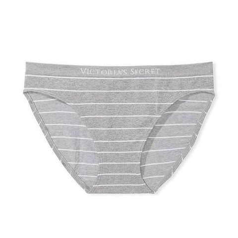 Трусики-бикини женские с микрофибры Victoria's Secret Seamless Bikini Panty серые xhp-clo-1lp фото