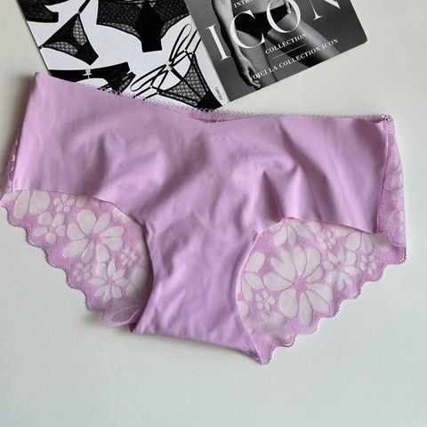 Трусики-хипстер женские бесшовные Victoria's Secret сиреневые esb-iht-shb фото