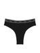 Трусики-бразиліана жіночі PINK Victoria's Secret Logo Cotton Brazilian Panty чорні s38-mia-p3o фото 3