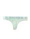 Трусики-стринги жіночі бавовняні з логотипом Victoria's Secret Exploded Logo Cotton Thong блакитні  ehb-1c3-8it фото 2
