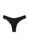 Трусики-стринги хлопковые Victoria's Secret Stretch Cotton High-Leg Scoop Thong Panty черные g06-sr6-sxd фото 2