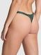 Трусики-стринги женские хлопковые PINK Victoria's Secret Logo Cotton Shine Micro Thong зеленые xtg-orm-3hm фото 4