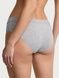 Трусики-хипстер женские Victoria's Secret Logo Cotton Hiphugger Panty серые bc6-2qh-anb фото 2