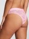 Трусики-бразиліани жіночі мереживні PINK Victorias Secret Wink Logo High-Cut Brazilian Panty пудрові q9u-l7u-gbn фото 3