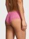 Трусики-чики жіночі мереживні Victoria's Secret Plaid Lace Cheeky Panty рожеві kcg-vmm-pyt фото 2