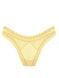 Трусики-бразилиана женские кружевные Victoria's Secret Daisy Lace Brazilian Panty желтые 5g5-t55-b5b фото 2