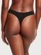 Трусики-стринги хлопковые Victoria's Secret Stretch Cotton High-Leg Scoop Thong Panty черные g06-sr6-sxd фото 4