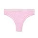 Трусики-бразиліани жіночі мереживні PINK Victorias Secret Wink Logo High-Cut Brazilian Panty пудрові q9u-l7u-gbn фото 2
