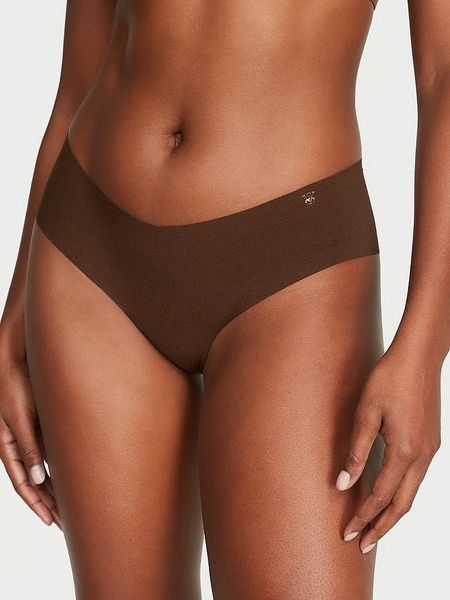Трусики-чики женские бесшовные Victoria's Secret No-Show Cheeky Panty коричневые 91l-rxk-kva фото