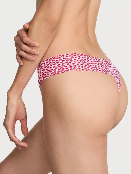 Трусики-стринги жіночі мереживні Victoria's Secret Lace Thong Panty білі  lxf-w5h-92v фото