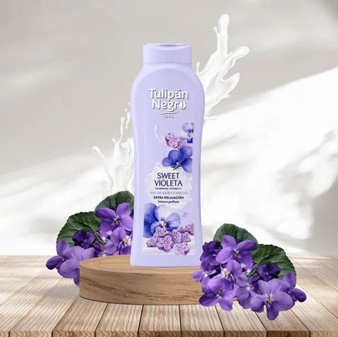 Гель для душу TULIPAN NEGRO Sweet Violeta Солодка фіалка, 650 мл ac7-315 фото