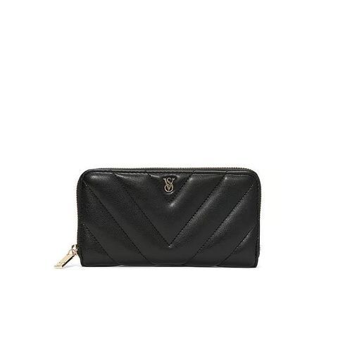 Кошелек черный Victoria's Secret Large Wallet with Zip 404-150 фото