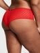 Трусики-чіки жіночі люксові Victoria's Secret Icon Lace Cheeky Panty червоні b2a-mge-bwr фото 1