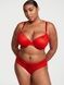 Трусики-чіки жіночі люксові Victoria's Secret Icon Lace Cheeky Panty червоні b2a-mge-bwr фото 3