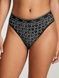 Трусики-бразилиана женские PINK Victoria's Secret Logo Cotton Brazilian Panty черные 0i0-91a-hy6 фото 1