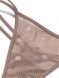 Трусики-стринги женские PINK Victoria's Secret Dot Mesh Thong Panty коричневые lhq-6vg-zyc фото 2