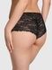 Трусики-чики женские бесшовные с кружевом PINK Victoria's Secret No-Show Cheeky черные sxg-fi0-znr фото 3