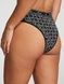 Трусики-бразилиана женские PINK Victoria's Secret Logo Cotton Brazilian Panty черные 0i0-91a-hy6 фото 3