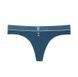 Трусики-стрінги жіночі бавовняні з лого Victoria's Secret Logo Cotton Thong Panty морська хвиля eky-4lm-pso фото 2