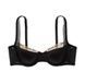 Бюстгальтер Victoria's Secret Smooth Logo Embroidery Lightly Lined Balconette Bra чорний 9hu-sl1-a5w фото 1