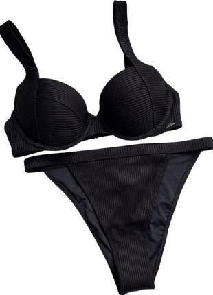 Купальник черный PINK Victoria's Secret rxa-xup-glw фото