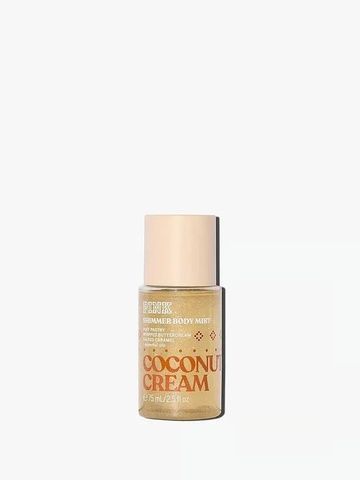Coconut Cream Shimmer - парфюмированный мини-мист с шиммером PINK Victoria's Secret, 75 мл 27093221 фото