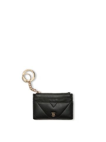Мини-кошелек, картхолдер, визитница Victoria's Secret Card Holder Keychain черный 26933021 фото