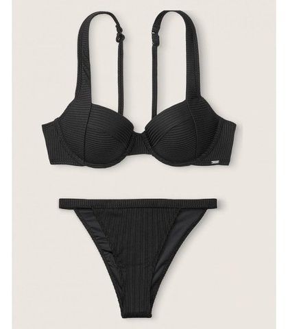 Купальник черный PINK Victoria's Secret rxa-xup-glw фото