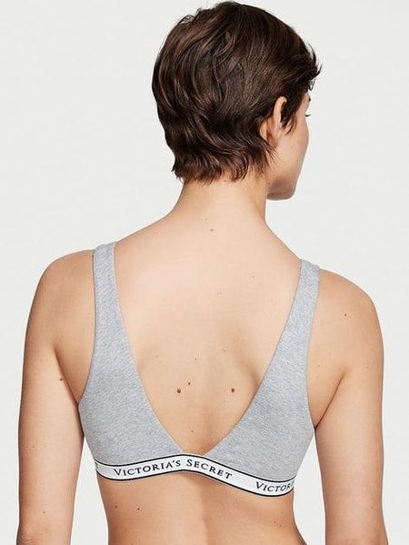 Бралет Victoria's Secret Cotton Wireless Lounge Bra серый ai3-ad9-1ox фото