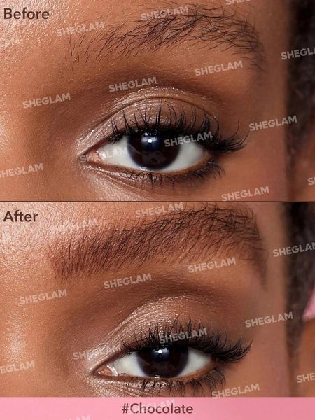 Маркер-помадка для брів Sheglam Brow-Fection Angled Brush & Dip Chocolate 1.2 мл 9c1-704 фото