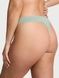 Трусики-стрінги жіночі бавовняні Victoria's Secret The Lacie Cotton Lace-Waist Thong зелені n80-d4d-79h фото 2