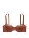 Бюстгальтер Victoria's Secret Smooth Logo Embroidery Lightly Lined Balconette Bra коричневый 717-e0b-nzn фото 3