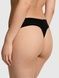 Трусики-стринги женские бесшовные Victoria's Secret No-Show Thong Panty черные  rvw-ex0-v02 фото 3