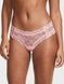 Трусики-чіки жіночі мереживні мереживні Victoria's Secret пудрові s0p-xgs-8n0 фото 1