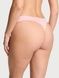 Трусики-стринги женские с микрофибры Victoria's Secret Seamless Thong Panty розовые 8h4-x18-zmg фото 2