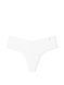Трусики-стринги женские бесшовные Victoria's Secret No-Show Thong Panty белые  opm-wl8-e8k фото 2