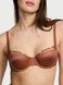 Бюстгальтер Victoria's Secret Smooth Logo Embroidery Lightly Lined Balconette Bra коричневый 717-e0b-nzn фото 1