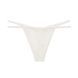 Трусики-стринги женские PINK Victoria's Secret Dot Mesh Thong Panty белые qyv-28y-jf7 фото 2