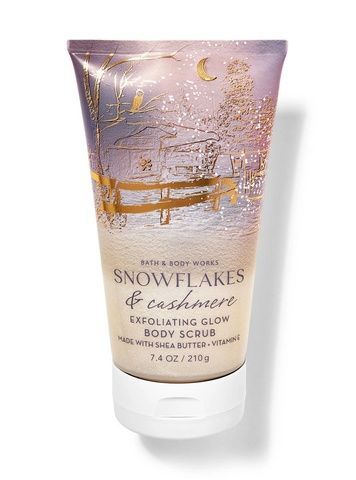 Скраб для тела с шиммером SNOWFLAKES & CASHMERE Bath & Body Works, 210 г a3a-i86 фото