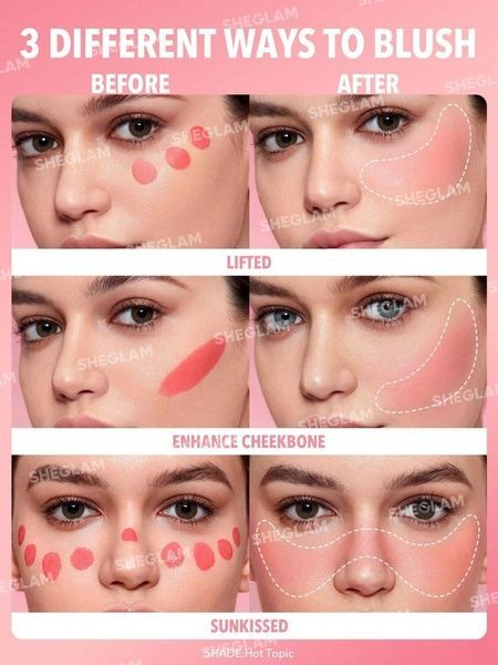 Жидкие румяна Sheglam Color Bloom Liquid Blush-Hot Topic 13b-67c фото