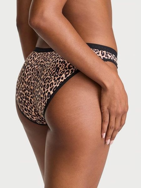 Трусики-бикини женские хлопковые Victoria's Secret Stretch Cotton Bikini Panty леопардовые XL qjo-ye4-y7b фото