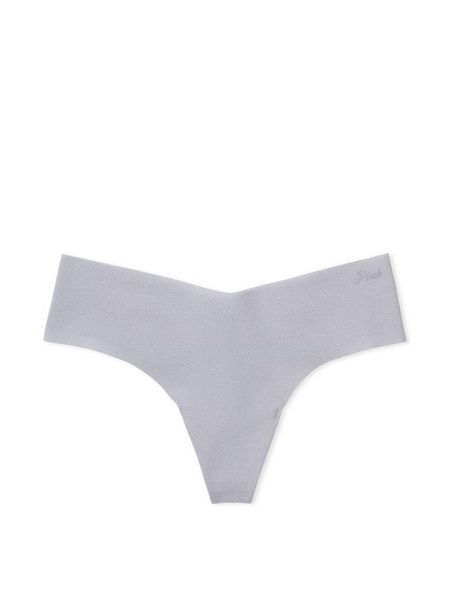 Трусики-стринги жіночі безшовні Victoria's Secret No-Show Thong Panty сірі  6or-ovq-vyz фото