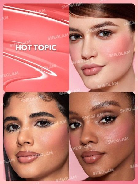 Жидкие румяна Sheglam Color Bloom Liquid Blush-Hot Topic 13b-67c фото