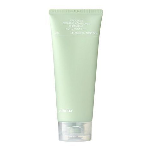 Очищающая пенка для проблемной кожи лица Celimax Ji Woo Gae Cica BHA Acne Foam Cleansing 150 мл 7252 фото