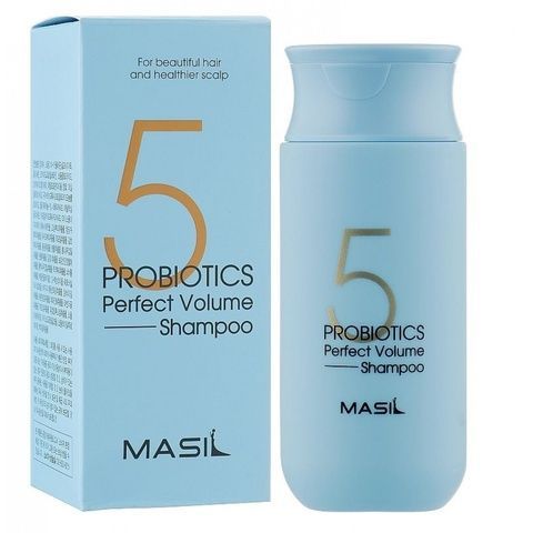 Шампунь с пробиотиками для идеального объема волос Masil 5 Probiotics Perfect Volume Shampoo 150 мл 419-1bb фото