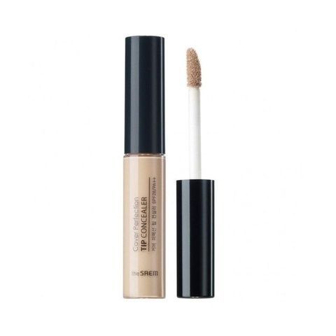 Консиллер для маскировки недостатков The Saem Cover Perfection Tip Concealer 6,5 г №1.75 - Middle Beige 9ze-h8f-6gx фото