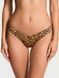 Трусики-стринги женские люксовые Victoria's Secret Strappy Back High-Leg Thong Panty леопардовые cvc-vx4-1jb фото 3