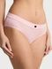 Трусики-хіпстер жіночі Victoria's Secret Logo Cotton Hiphugger Panty рожеві w22-hy8-qz0 фото 1