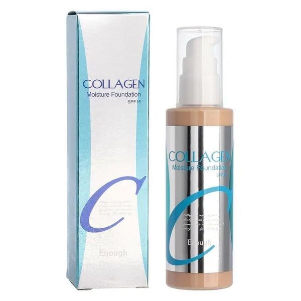 Тональна основа з колагеном зволожуюча ENOUGH Collagen Moisture Foundation SPF15, 100 мл № 21 - Природний Бежевий 816-c71 фото